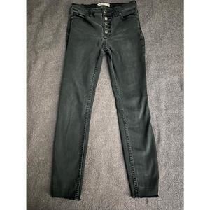 Free People Sz 28 Straight Leg Jeans Black